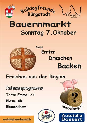 Plakat Bauernmarkt 2012