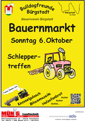 Plakat Bauernmarkt Bürgstadt 2013