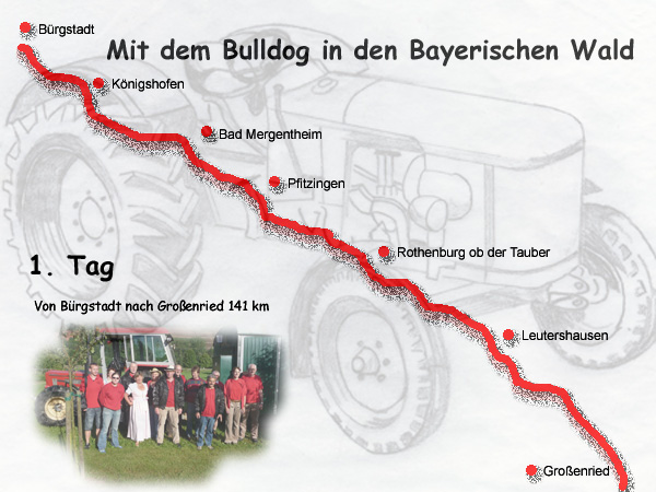 Bayerischer Wald - Erster Tag