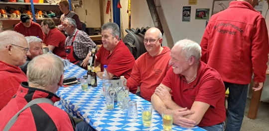 Stammtisch bei Fabian in der Güldner Werkstatt