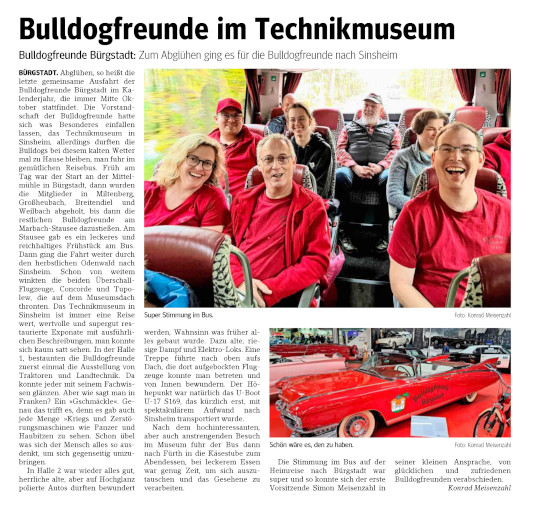 Pressebericht Unser Echo - Bote vom Untermain