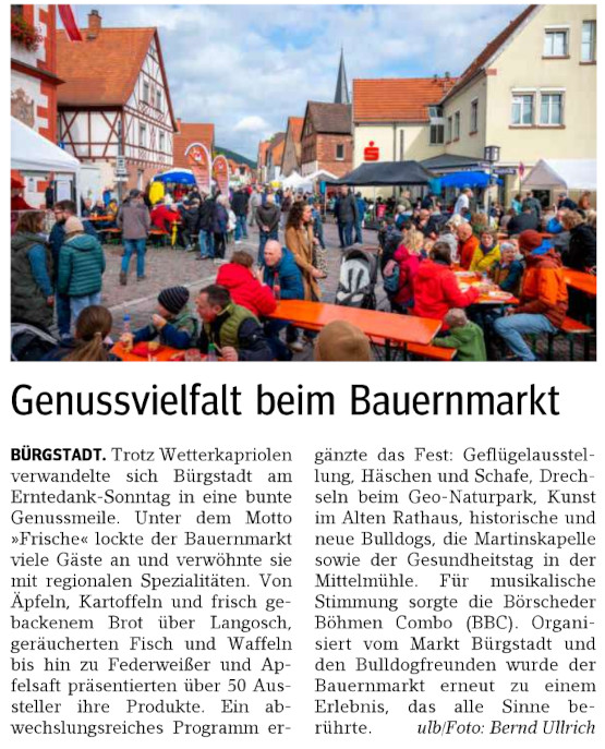 Pressebericht Unser Echo - Bote vom Untermain