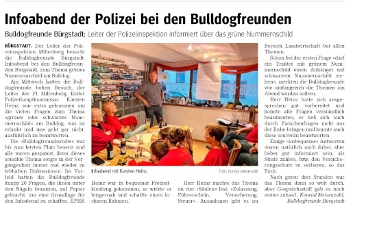 Pressebericht Unser Echo - Bote vom Untermain