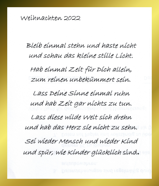 Frohes Weihnachtsfest 2022